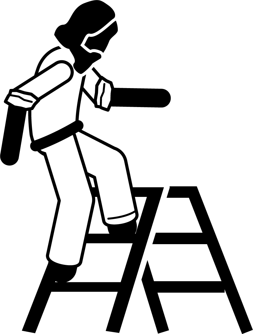 First step ladder diagram